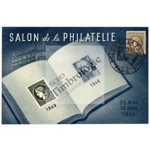 Premier salon philatélique de l’après-guerre
