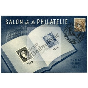 Premier salon philatélique de l’après-guerre