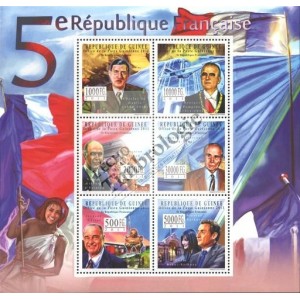 de De Gaulle à Sarkozy, les présidents de la 5e répubique