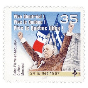 "Vive le Quebec libre !" 
