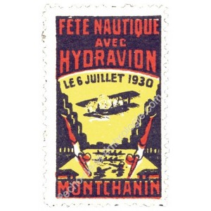 Montchanin 06/07/1930 fête nautique avec hydravion