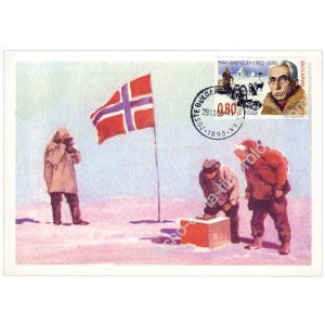14 décembre 1911 : AMUNDSEN au Pôle sud