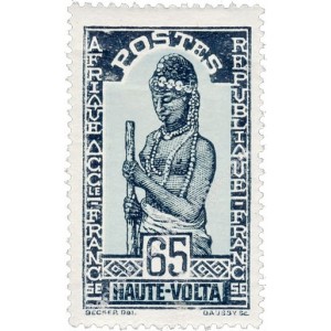 Haute Volta - 1e s&eacute;rie avec l&rsquo;appellation Haute-Volta